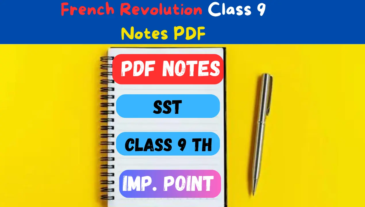 French Revolution Class 9 Notes PDF - Exphubnotes